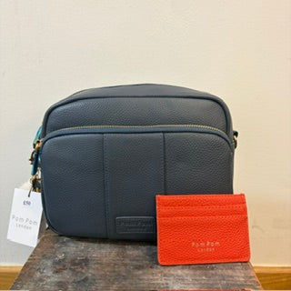 SECONDS Original Plus Slate Blue with Orange Spice Card Holder