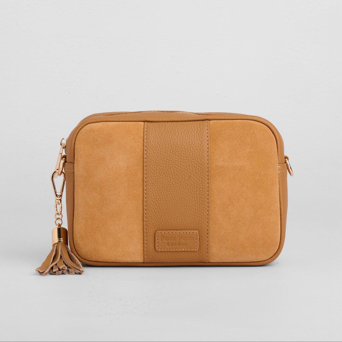 END OF LINE City Suede & Leather Bag Maple