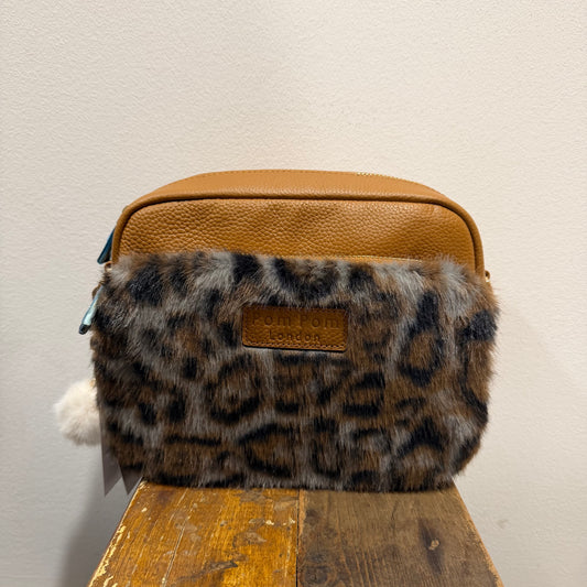SECONDS Original Plus Leopard Print Faux Fur Maple