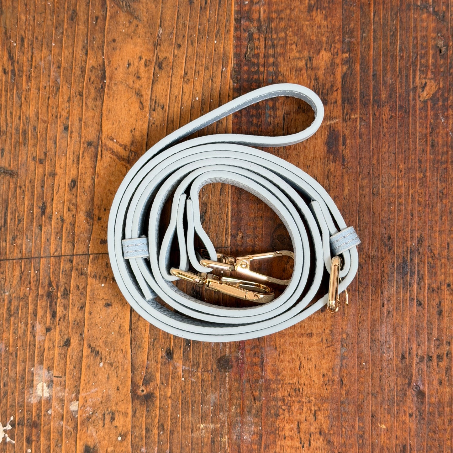 END OF LINE City/Original Plus Leather Strap Ice Blue