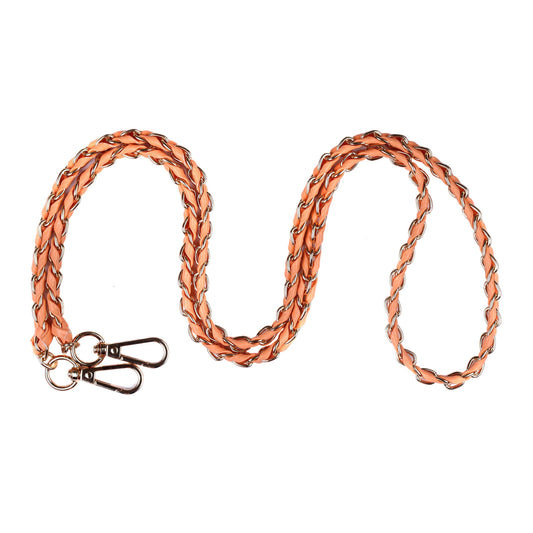 END OF LINE Gold Chain Tangerine Weave